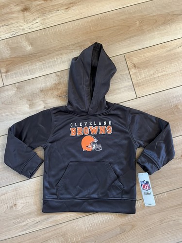 NWT Cleveland Browns Hoodie Sweatshirt 4T Youth Kids NFL - NEW