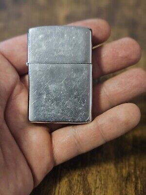 VINTAGE USED ZIPPO 07 SILVER LIGHTER MADE IN USA | eBay