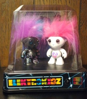 ElectroKidz STORE DISPLAY  Dancing Hair Trolls NIB Sealed - RARE ElektroKidz