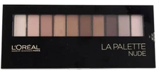 L’Oreal La Palette Nude Eyeshadow Palette Nude 111,  10 Shades ~ New & Sealed