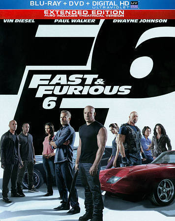 Fast & Furious 6 limitiertes Seelbook Blu-ray/DVD, 2-Disc-Set, enthält digitale Kopie - Bild 1 von 1