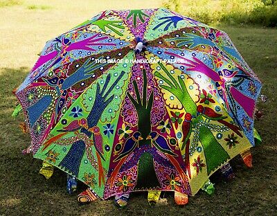 Vintage décoratif indien brodé parasol soleil ombre Parapluie Wholesale LOT