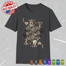 The King's Tragedy Poker T Shirt Old School Classic Vintage Lucky Vegas Tee Gift