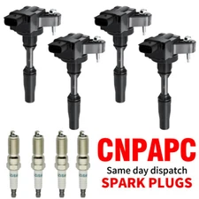 Set of 4 Ignition Coil & Spark Plug For 2016-2020 Buick Envision UF680 New