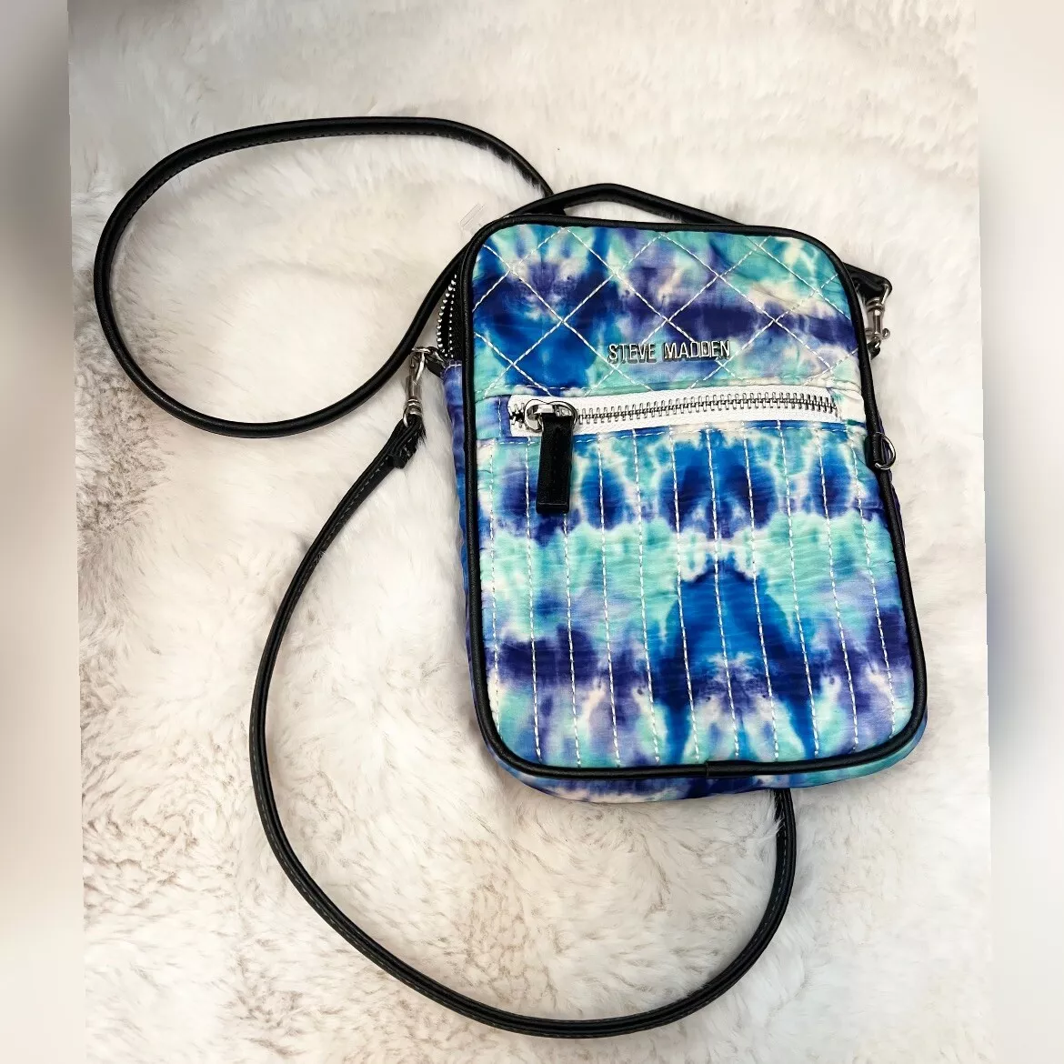 Steve Madden Crossbody Wallet Purse Tie Dye Watercolor | eBay