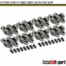 16x 17-4ph Stainless Steel Roller Rocker Arms For Chevy Sbc 350 1.6 Ratio 38 16x 17-4ph Stainless Steel Roller Rocker Arms For Chevy Sbc 350 1.6 Ratio 38