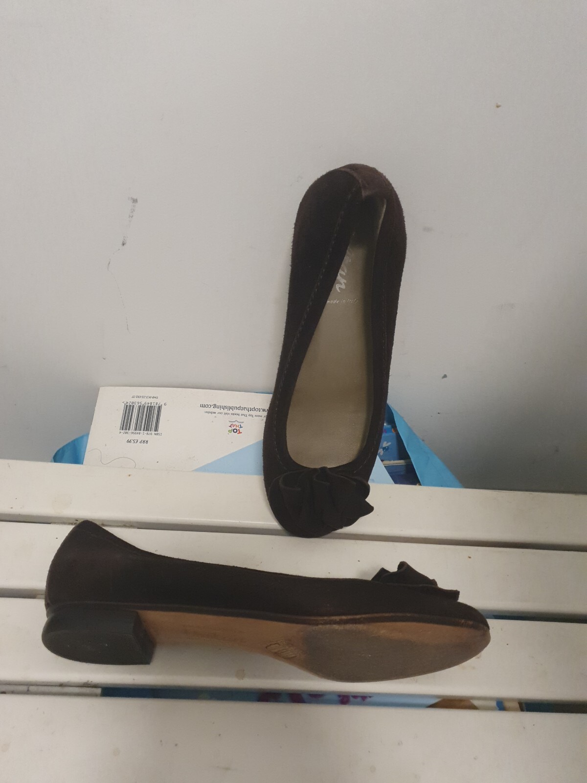 Voltan Italian Designer Deep Brown Suede shoes with tassle UK 5.5 EU 38