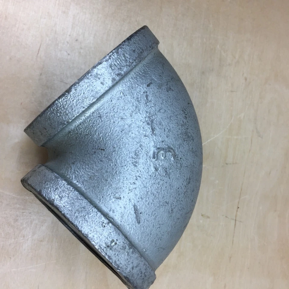 GALVNIZED 3" FNPT 90 DEGREE ELBOW2WE85 (NSF 61-4) - Image 3 of 4