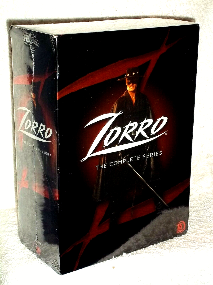 Zorro The Complete Series (DVD, 2011, 15-Disc) James Victor Juan