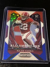 2021 Panini Draft Picks Najee Harris All American Red White Blue Prizm RC #193