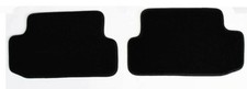 New 2015 - 2024 Ford Mustang Black Rear Floor Mats - Rubber Backing