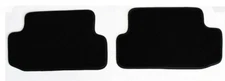 New! 2015 - 2024 Ford MUSTANG Black Rear Floor Mats - Rubber Backing