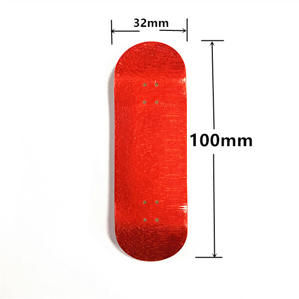 BIGH Fingerboard Professionnel En Bois D'Érable Naturel - Skateboard à Doigts Fire - Mini Finger Skate Pour Enfants Et Adultes