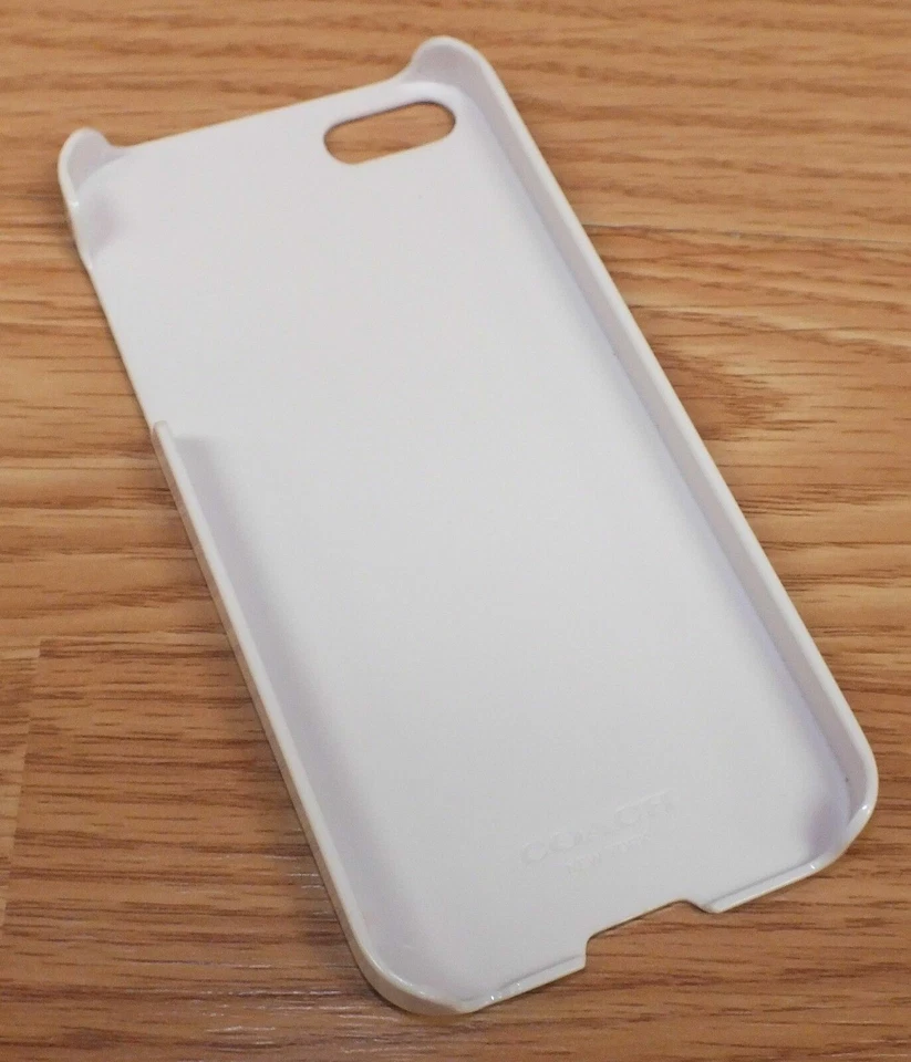 Capa plástica multicolorida genuína Coach New York logotipo iPhone 5/5s! **LEIA** - Imagem 4 de 4