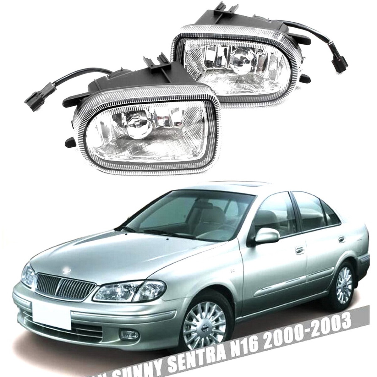 2000-2003 Nissan Sunny Sentra N16 Front Bumper Fog Lamp Upgrade