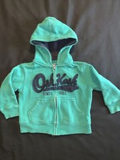 Little Boys OshKosh Bgosh Green Hooded Jacket: size 2T