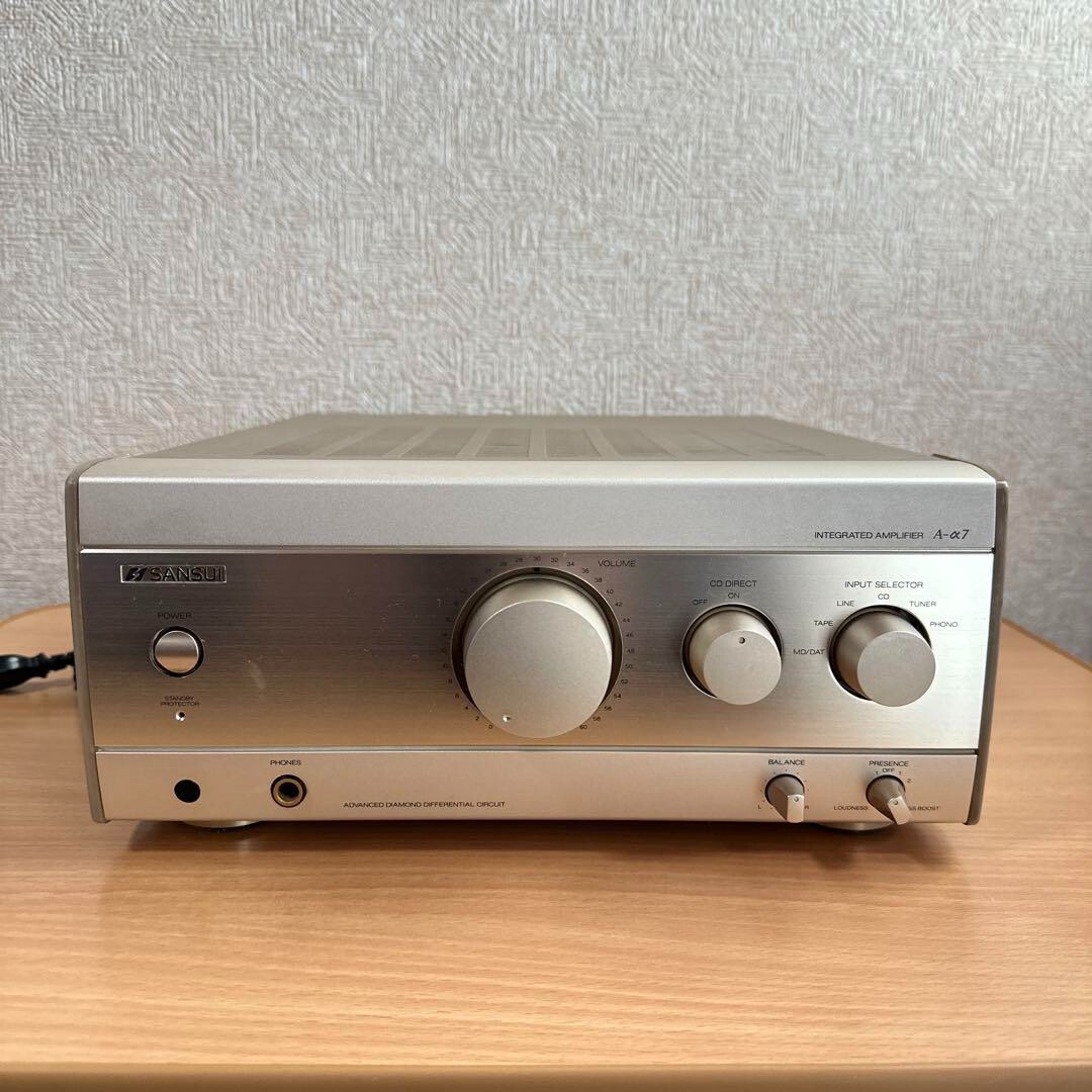 ◇ＳＡＮＳＵＩ　Ａ－α７　【動作品　美品】◇ SANSUI A-α7 Integrated Amplifier High sound quality Working