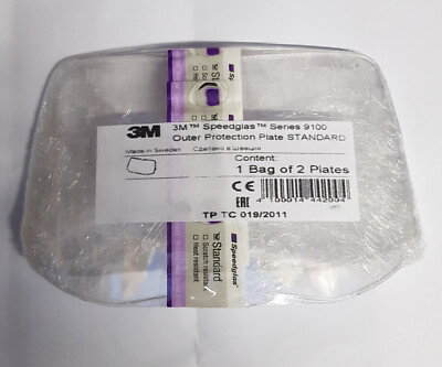 3M SPEEDGLAS 526000 STANDARD 9100FX, V, X, XX XXi G5-01 AUSSENPLATTEN 2 STÜCK
