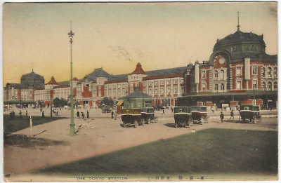 Postcard The Tōkyō Station; Chiyoda, Tokyo, Japan Railway Station Jw