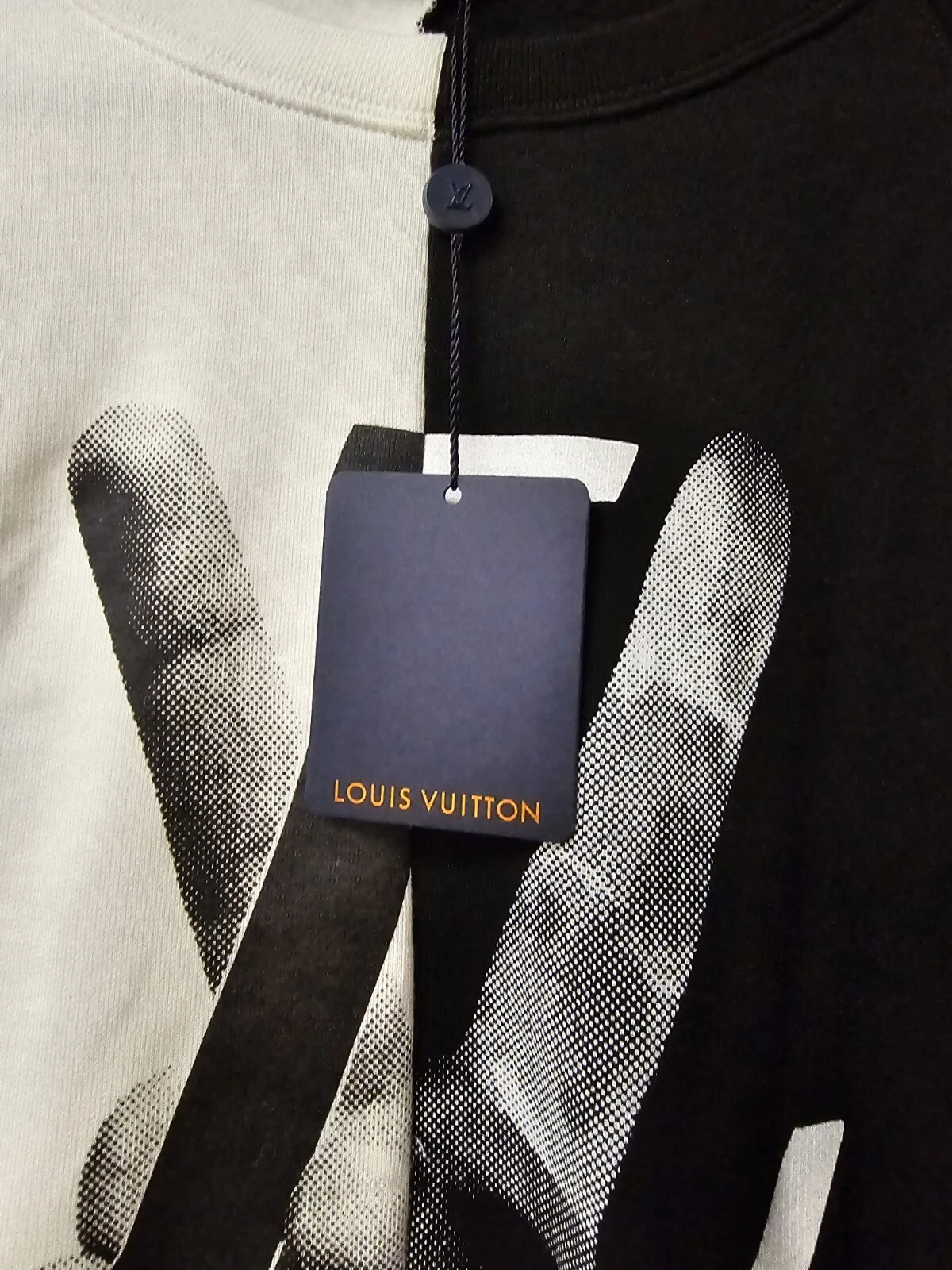 LOUIS VUITTON（LV） Rara nuovissima felpa Louis Vuitton Peace and Love della collezione Kim Jones