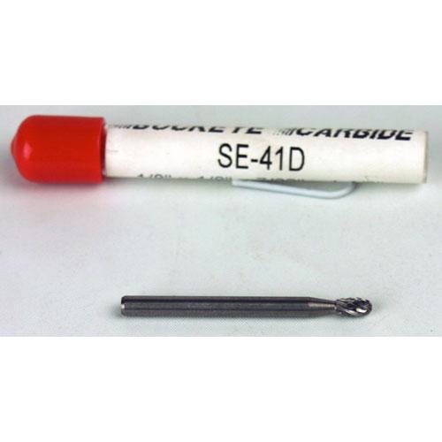 Hartmetallfrässtift (SE-41D) Eierform - Doppelschnitt - 1/8 x 1/8 x 7/32 x 1 1/2 - Bild 1 von 1