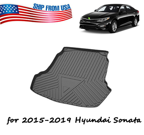 TPO Cargo Trunk Liner Floor Cover Mat Carpet fit for Hyundai Sonata 2015-2019