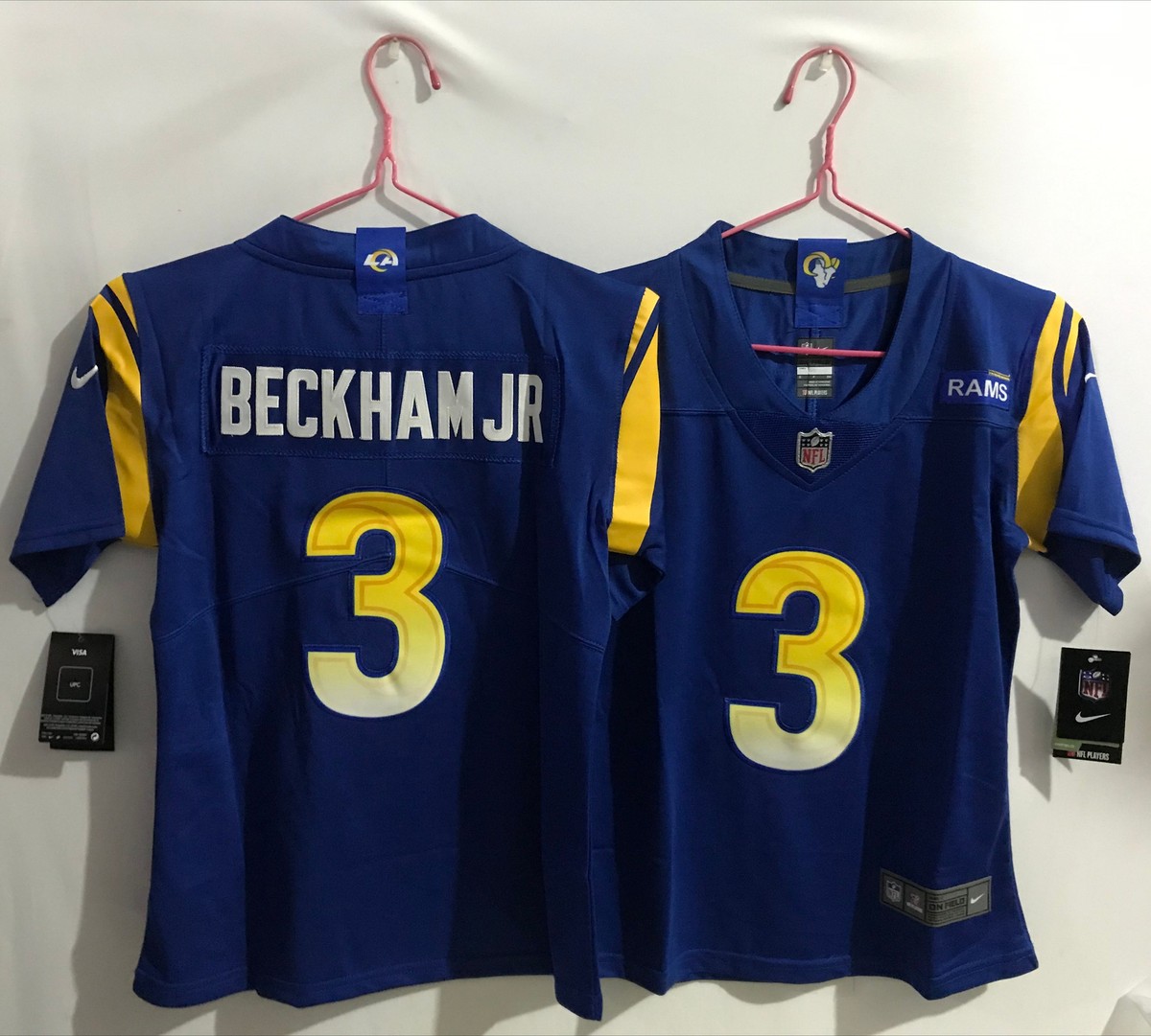 Rams Beckham Jr Nfl Jersey Youth XL LA Rams Odell Beckham Football