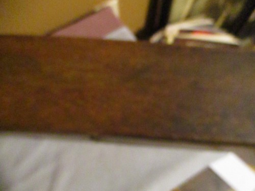 ANTIQUE WALL BOX MADE FROM AND OLD PACKING BOX--20" LONG--5" WIDE - Picture 5 of 13