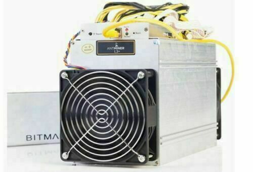 Bitmain Antminer L3+ with APW 3+ Power Supply, Scrypt (LTC, DOGE) 504MH/s-