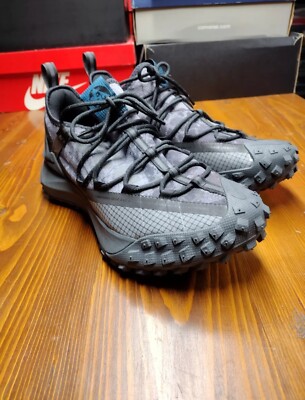 Nike ACG Mountain Fly Low 'Black Green Abyss' DC9660-001 Size 10