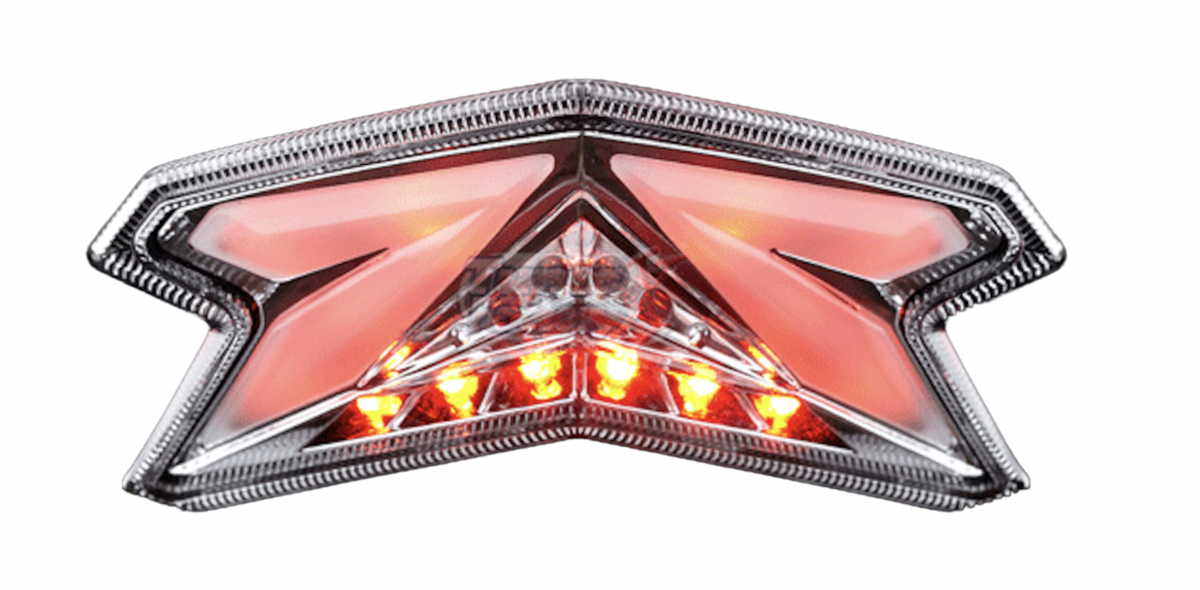 EMARK LED Taillight Turn Signals for KAWASAKI 2013-2018 Ninja ZX