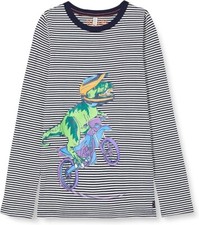 Joules Boys Finlay SCREEN PRINT T-SHIRT DINOS...