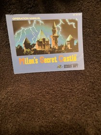 Milon's Secret Castle Nintendo NES 1988 Pre-owned Complete Game