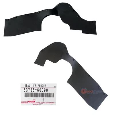Genuine Toyota LandCruiser HDJ79 HDJ78 Front LH & RH Fender Guard Splash Seal - Image 1 of 4