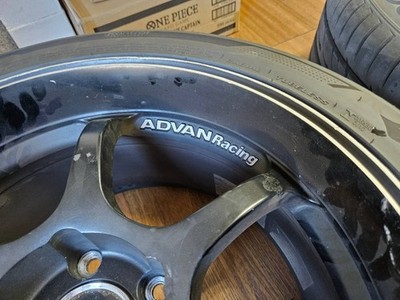 2) Advan Racing Advan RG 17X9 +29 Wheels 5x114 w/Hankook Evo 255