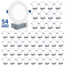 6 12 Pack 6 Inch Ultra Thin Led Recessed Ceiling Light Junction Boxus Ship
