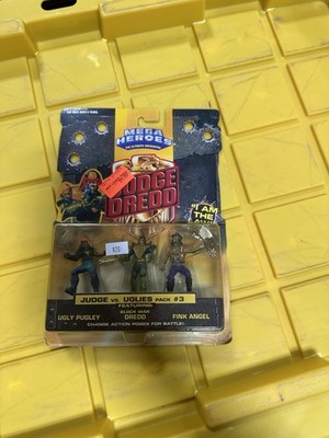 Judge Dredd Mega Heroes Multi-Packs Action Figures 1995 Judge vs Uglies #3 J18