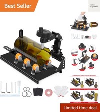 Glass Bottle Cutter Kit, DIY Glass Cutter for Bottles with Adjustable Width, ...