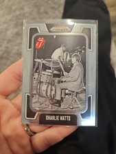2025 PANINI PRIZM THE ROLLING STONES CHARLIE WATTS SILVER BASE #19