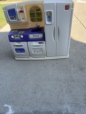 Step2 Kitchen Set Beige Plastic with Oven, Refrigerator, Sink for Kids