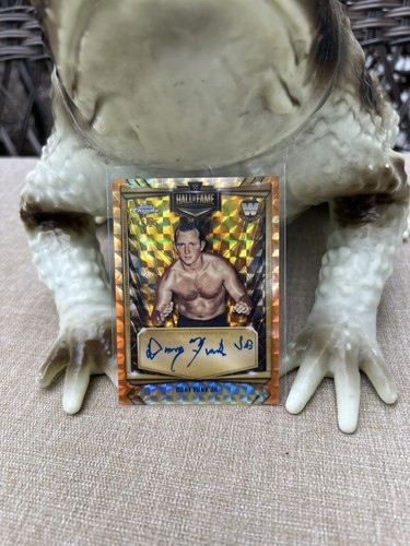 Dory Funk Jr. [Orange] #HOF-DF 2026 Topps Chrome WWE Hall Of Fame Autograph card
