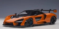 McLaren Senna Trophy Mira Orange in 1:18 Scale by AUTOart