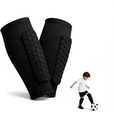 Soccer Shin Defender Shin Guards Pads for Kids, Youth Adult, Football Calf Co...