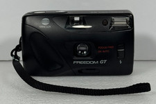 Minolta Freedom GT Focus Free 35mm DX Auto Camera w/ Wrist Strap FULLY TESTED
