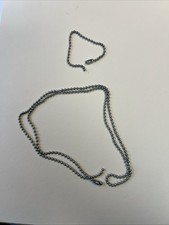 Stainless Steel 2.4mm Ball Bead Military Dog Tag Chain or Chain Set FreeShip