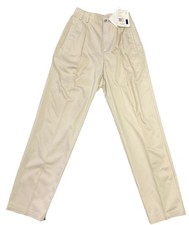 Vintage Liz Claiborne LizSport Pants Women 4 Beige Khaki Twill Trouser DEADSTOCK