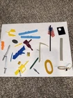 Vintage Gi Joe Arah 3.75 Action Figure Accessories Parts Lot May Have Broken Pcs