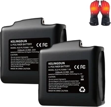 2Pcs 7.4V 3500Mah Lithium Polymer Batteries.Rechargeable Li-Polymer Batteries fo