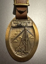 Vintage BUCYRUS ERIE Pocket Watch FOB Advertising Promo - Nice!
