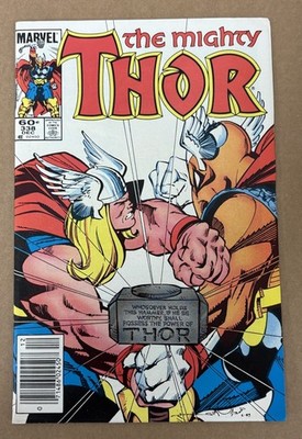 MIGHTY THOR #338 (MARVEL 1983) NEWSSTAND | 2ND APPEARANCE BETA RAY BILL